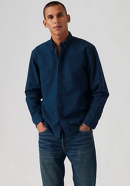 Levis Langarmhemd "AUTHENTIC BUTTON DOWN", mit Ton-in-Ton Logostickerei auf günstig online kaufen