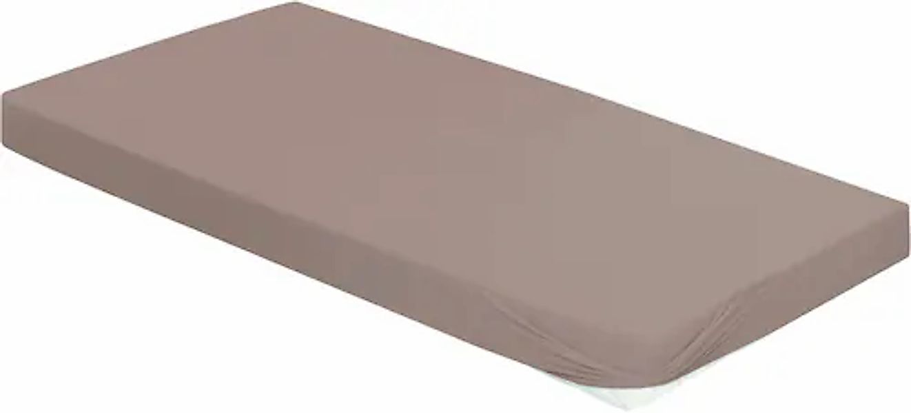BIERBAUM Spannbettlaken »Jersey«, 95 % Baumwolle und 5 % Elasthan für optim günstig online kaufen