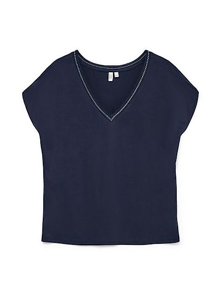 Vero Moda Kurzarmshirt VMBATILA C/S V-NECK T-SHIRT JRS BTQ GA günstig online kaufen