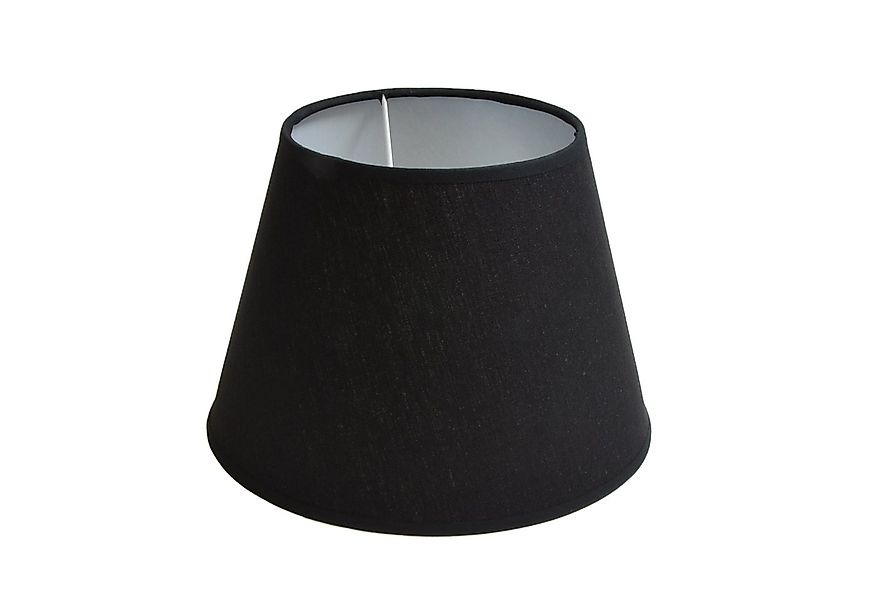 B&S Lampenschirm Lampenschirm kegelförmig aus Stoff H 19.5 x Ø 27.5 cm günstig online kaufen