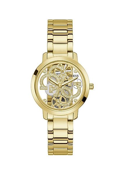 Guess Quarzuhr GT QUATTRO CLEAR, (1-tlg), Quarz-Analoguhr günstig online kaufen