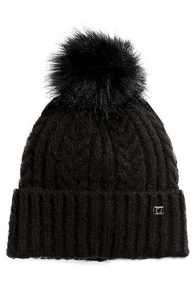 LIPSY Bommelmütze Lipsy Bommelmütze mit Zopfmuster (1-St) günstig online kaufen