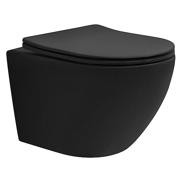 LuxeBath Tiefspül-WC Spülrandloses Hänge WC Keramik günstig online kaufen
