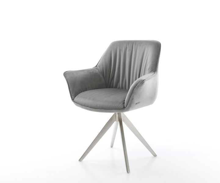 DELIFE Polsterstuhl Keila-Flex, mit Armlehnen Kreuzgestell günstig online kaufen