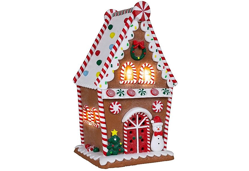 Christmas Paradise Weihnachtshaus Lebkuchenhaus mit LED 29 cm, Weihnachtsde günstig online kaufen