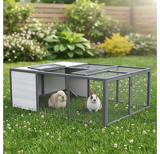 Mucola Freigehege Freilaufgehege faltbar für Hasen Kaninchen Freigehege Geh günstig online kaufen