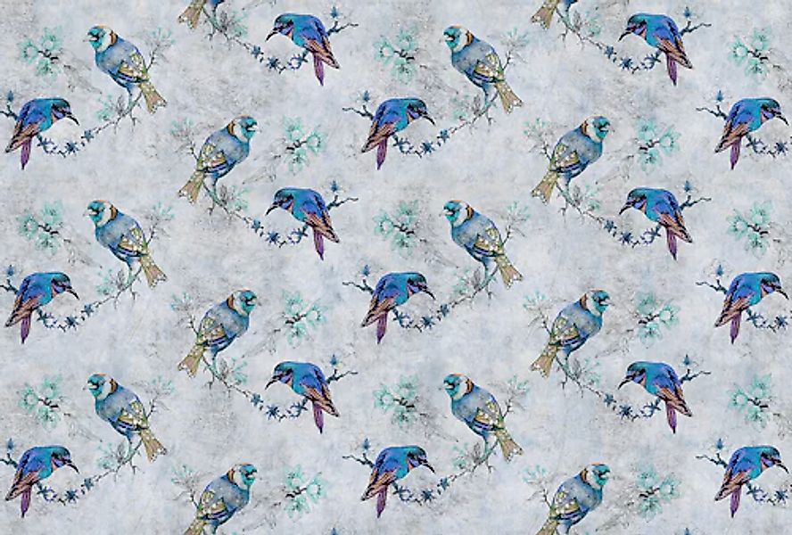 living walls Fototapete »Walls by Patel Love Birds 1« glatt Vlies, Wand, Sc günstig online kaufen