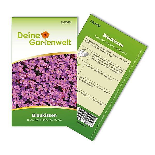 Deine Gartenwelt Blaukissen Rosa-Rot Samen günstig online kaufen