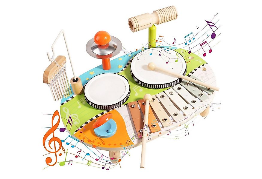 CLTYQ Spielzeug-Musikinstrument Montessori Spielzeug Instruments Percussion günstig online kaufen