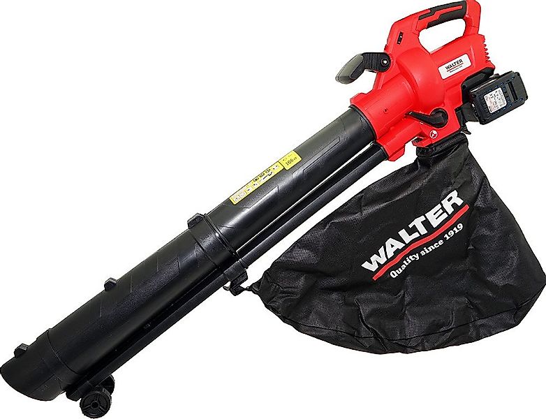 WALTER Akku-Laubsauger 40V Akku Laubbläser Laubsauger inkl 2 Akkus günstig online kaufen
