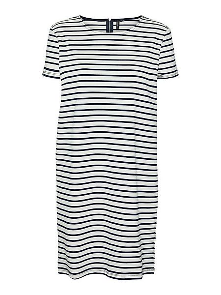 Vero Moda Shirtkleid Kurzes Kurzarm Rundhals Midi (kurz) VMABBY SS SHORT ZI günstig online kaufen