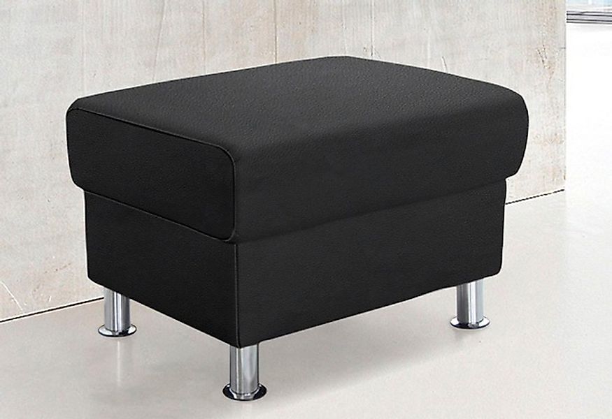 TRENDMANUFAKTUR Hocker »Rondo, Polsterhocker zur Serie, Breite 67 cm, Füße günstig online kaufen
