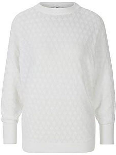 Rundhals-Pullover Peter Hahn weiss günstig online kaufen