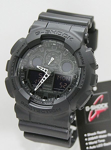 CASIO G-SHOCK Quarzuhr Casio Herrenuhr G Shock GA-100-1A1ER günstig online kaufen