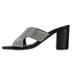 VAN HILL 841386 Sandalette Damen Pantoletten günstig online kaufen