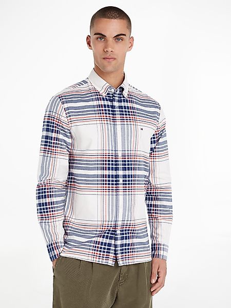 Tommy Hilfiger Langarmhemd XL OXFORD CHECK günstig online kaufen