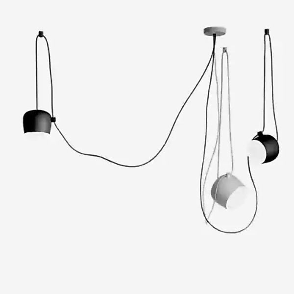 Flos Aim und Aim Small Mix LED 3-flammig, weiß/schwarz, small - B-Ware - Or günstig online kaufen