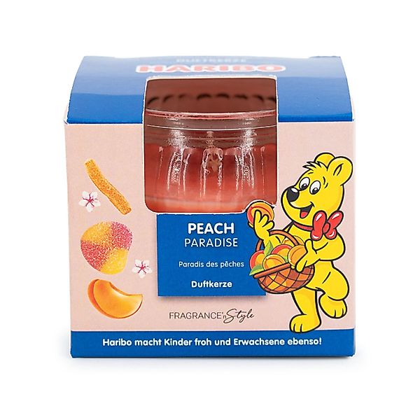 HARIBO Duftkerze Haribo™ im Geschenkkarto, Peach günstig online kaufen