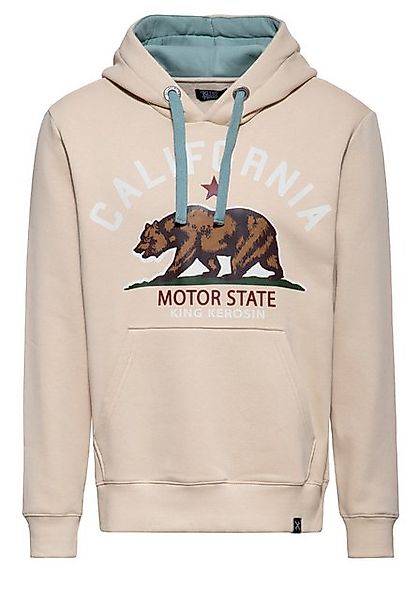 KingKerosin Kapuzenpullover California Motor State (1-tlg) mit angerauter I günstig online kaufen