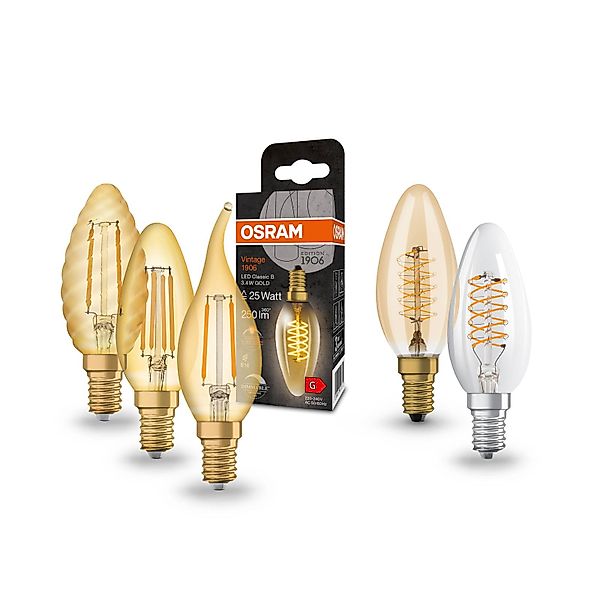 Osram Vintage 1906 LED 36 4.5 W/2500K E14 - 4099854091476 günstig online kaufen