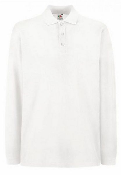Fruit of the Loom Langarm-Poloshirt Herren Premium Long Sleeve Poloshirt günstig online kaufen