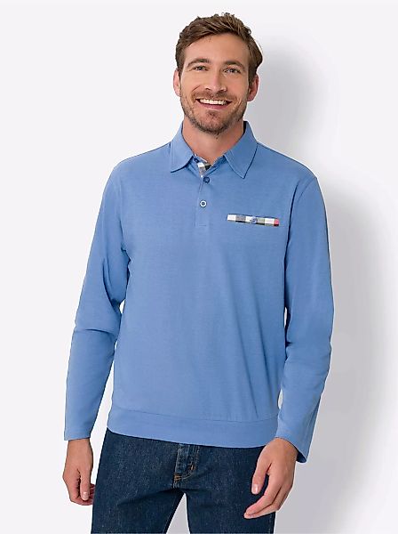Classic Poloshirt "Poloshirt Langarm", (1 tlg.) günstig online kaufen