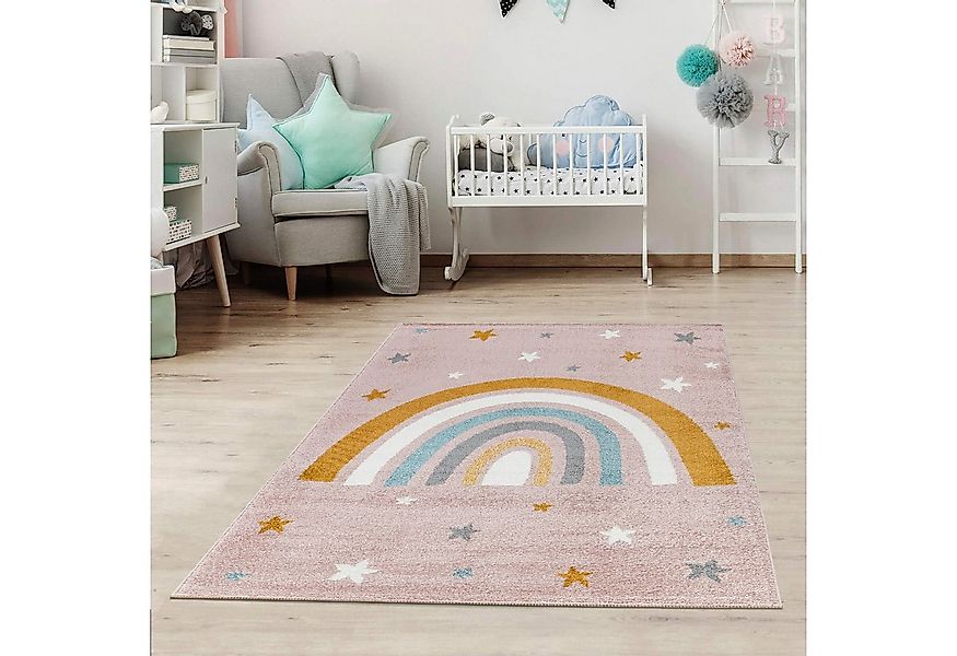 Jimri Kinderteppich DOT´S Teppiche für Kinderzimmer, Kinderzimmerteppich, T günstig online kaufen