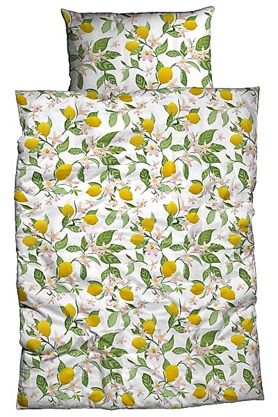 CASATEX Bettwäsche "Lemon" 2 Stk. tlg. kräftig sonnige Farben, tolles Desig günstig online kaufen
