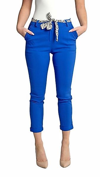 Mississhop Stretch-Hose Female Damen Stretch Klassische Chino Hose mit gemu günstig online kaufen