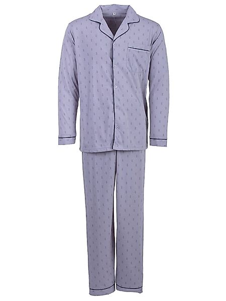 Henry Terre Schlafanzug Pyjama Set Langarm günstig online kaufen