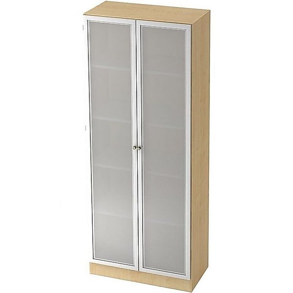 HAMMERBACHER Aktenschrank Glastürenschrank Solid 5 OH Sockelblende Griff SG günstig online kaufen