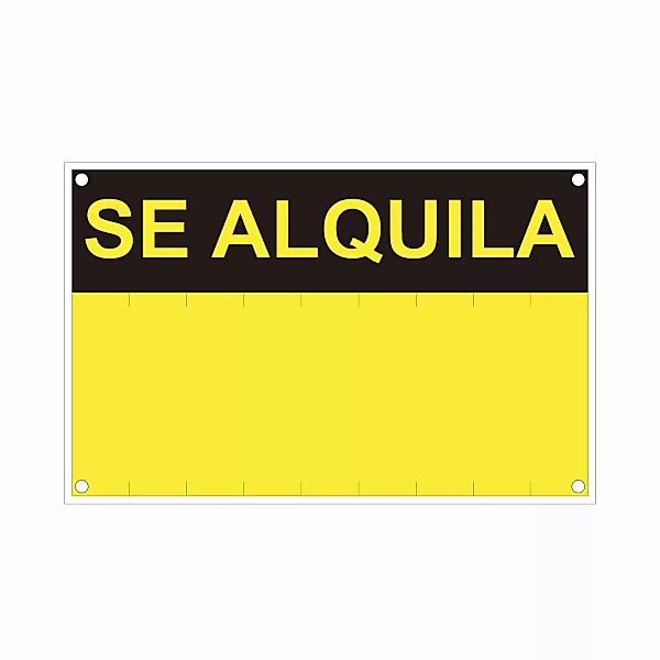 Schild Normaluz Se Alquila Pvc (45 X 45 X 70 Cm) günstig online kaufen