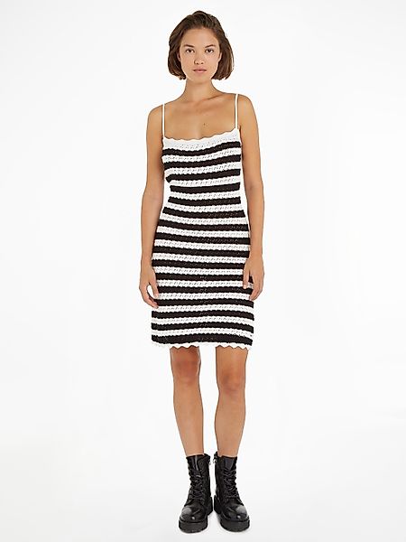 Tommy Jeans Spaghettikleid TJW CROCHET STRIPE günstig online kaufen