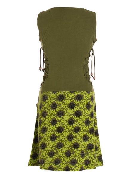 Vishes Minikleid Damen Sommerkleid armlos-es Blumen-Kleid günstig online kaufen