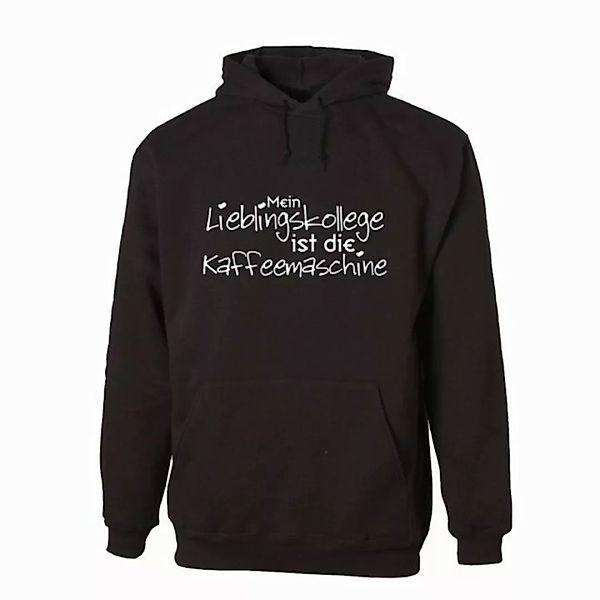 G-graphics Hoodie Mein Lieblingskollege ist die Kaffeemaschine Unisex mit t günstig online kaufen