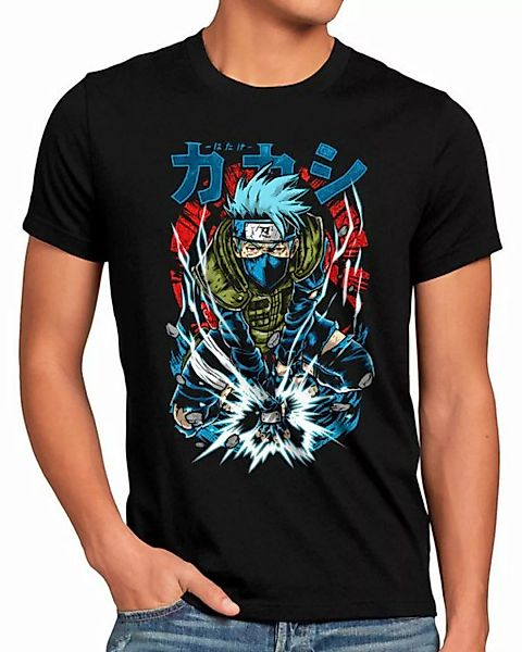 style3 Print-Shirt Herren T-Shirt Kakashi Power kakashi sasuke shikamaru na günstig online kaufen