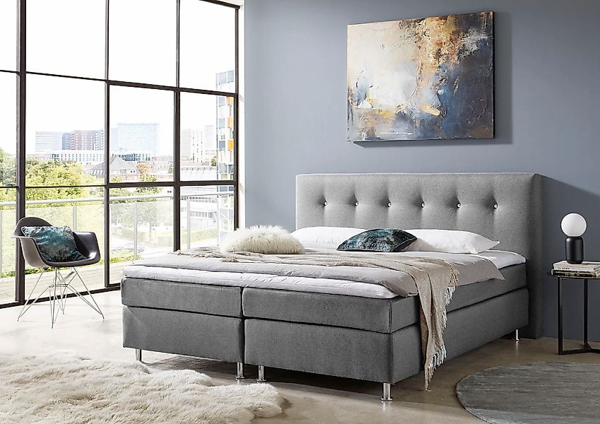 Westfalia Schlafkomfort Boxspringbett, mit Topper günstig online kaufen