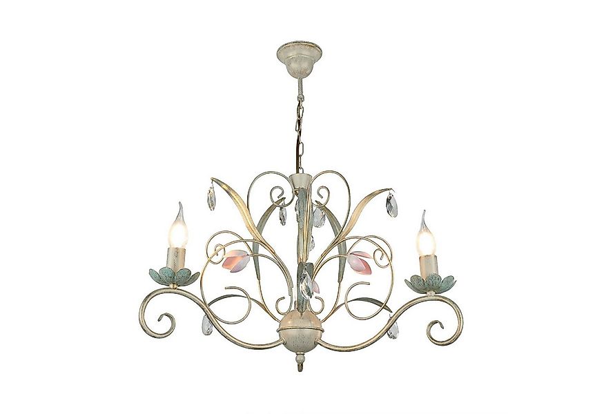 Licht-Erlebnisse Kronleuchter LUCE, ohne Leuchtmittel, Deckenspot eckig Wei günstig online kaufen