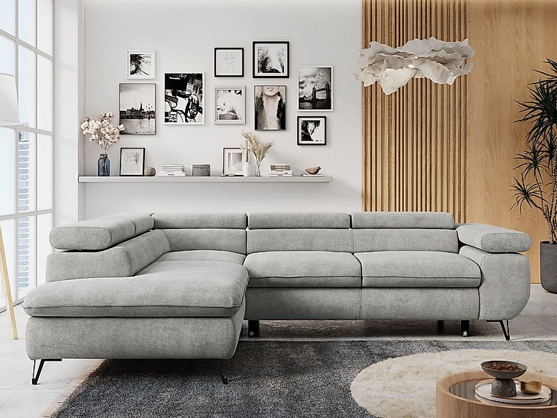 MKS MÖBEL Ecksofa PETER L, Set, Ecksofa L-form, HR35-Schaum, Wellenfederker günstig online kaufen