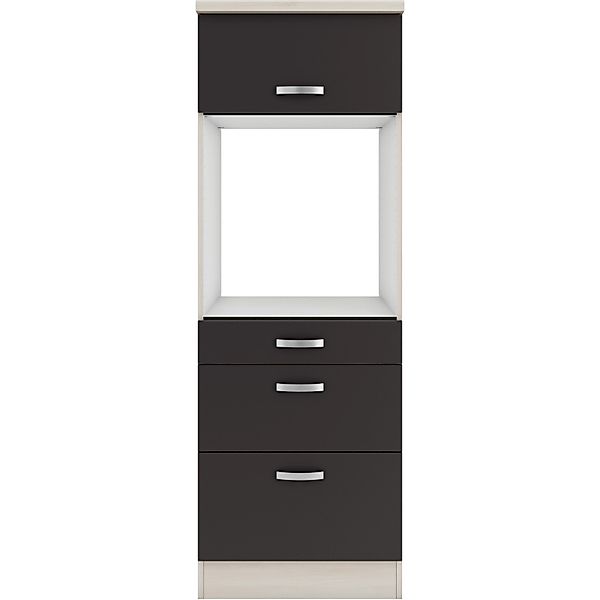 OPTIFIT Faro220 Küchen-Geräteumbauschrank 60 cm Anthrazit günstig online kaufen