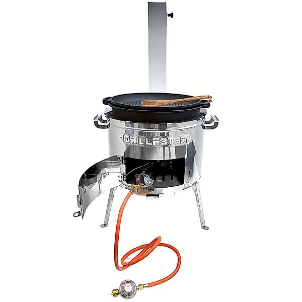Grillpeter Utschak Set MultiFlame mit 18l Kazan mit Grilldeckel aus Gusseis günstig online kaufen