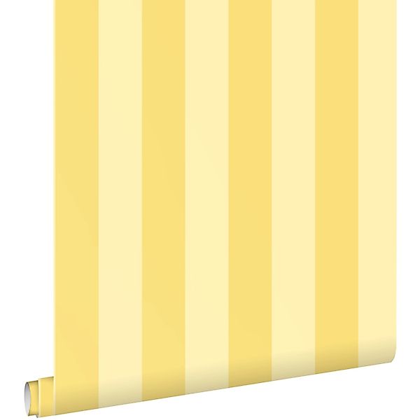 ESTAhome Tapete Streifen Gelb 0.53 x 10.05 m günstig online kaufen