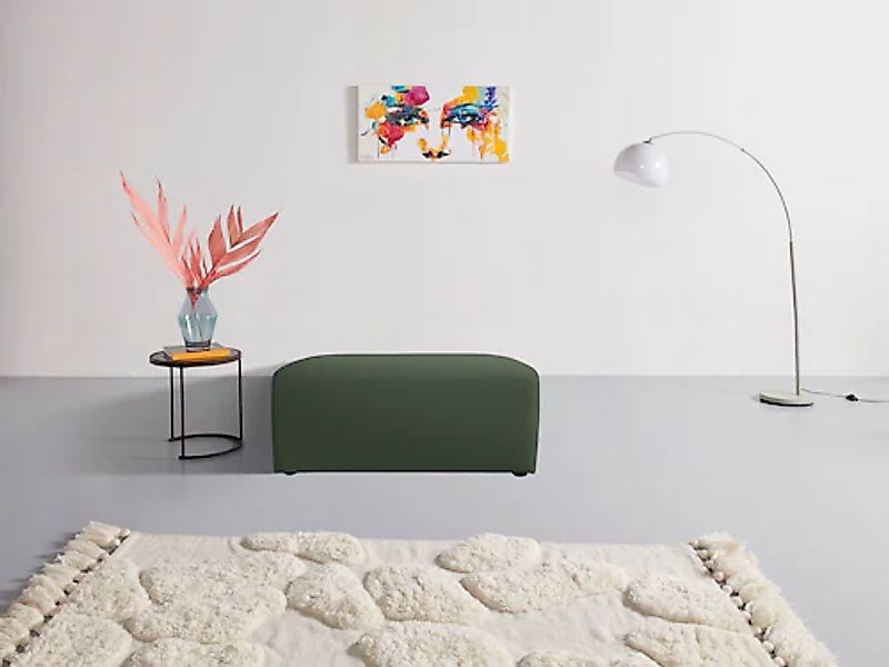 INOSIGN Polsterhocker »Koa, Hocker, passend zur Modulserie KOA«, in Webstof günstig online kaufen