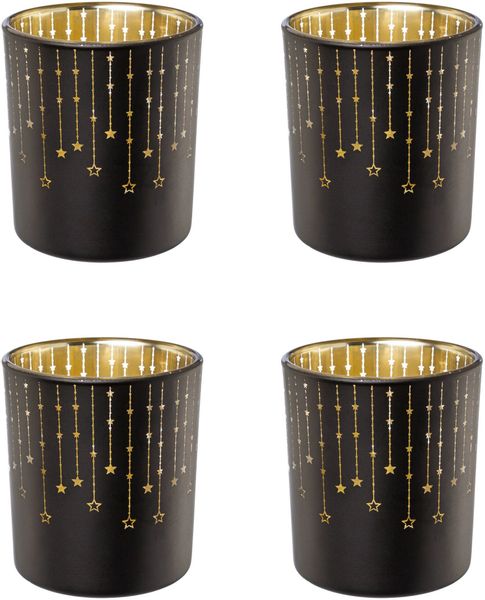 Creativ deco Teelichthalter Weihnachtsdeko (4 St), günstig online kaufen