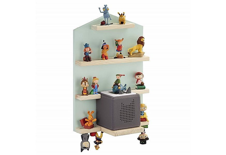 Hama Wandregal Holz-Regal Haus Wand-Regal Hänge-Regal Mint, passend für Ton günstig online kaufen