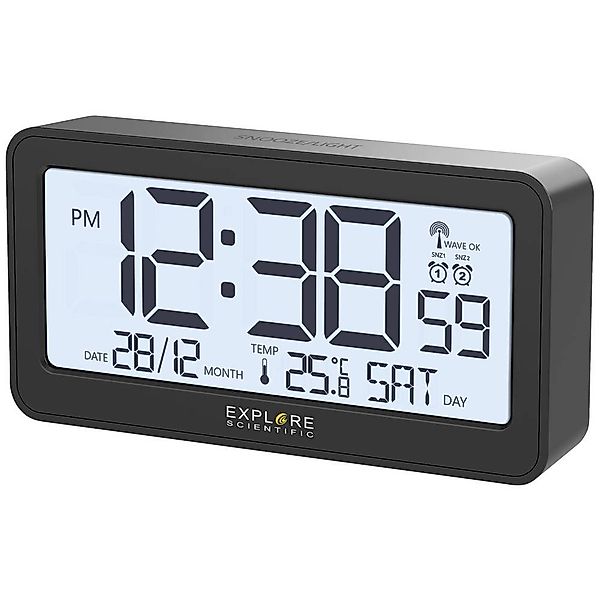 EXPLORE SCIENTIFIC Tischuhr Funk-Uhr Großes Display günstig online kaufen