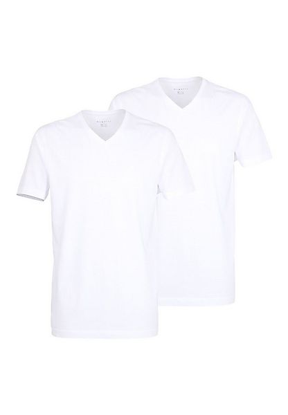 bugatti T-Shirt Bari (2er Pack) V-Ausschnitt, Kurzarm, basic, Baumwolle, we günstig online kaufen