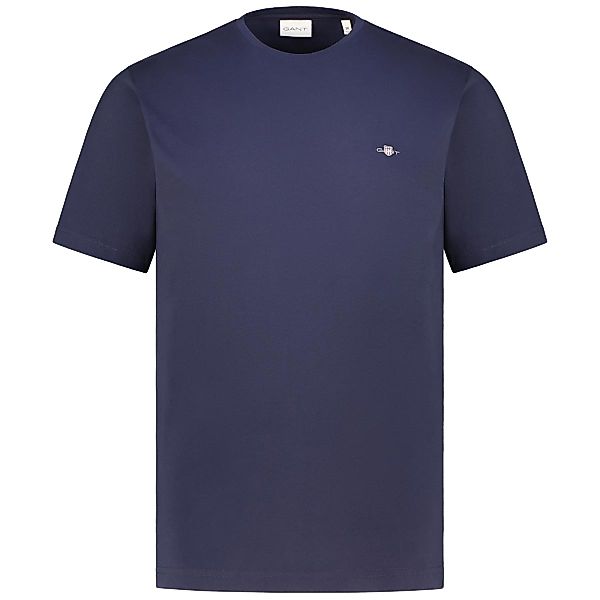 Gant T-Shirt aus Baumwolle Farbe dunkelblau Größe: 5XL günstig online kaufen