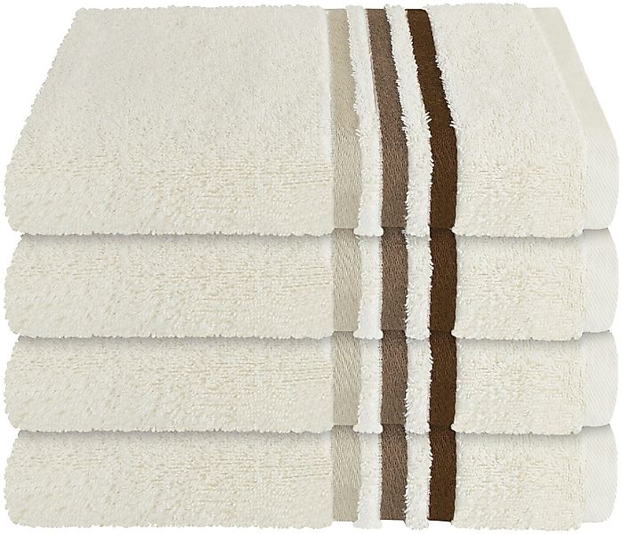 Schiesser Handtücher »Skyline Color aus 100 % Baumwolle mit eleganter Strei günstig online kaufen