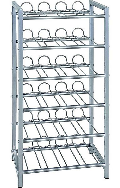 HAKU Flaschenregal HAKU Möbel Flaschenregal - alu - H. 72cm x B. 34cm günstig online kaufen